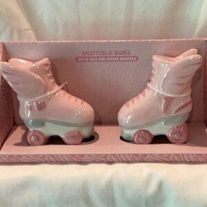Pink Skates Salt and Pepper set